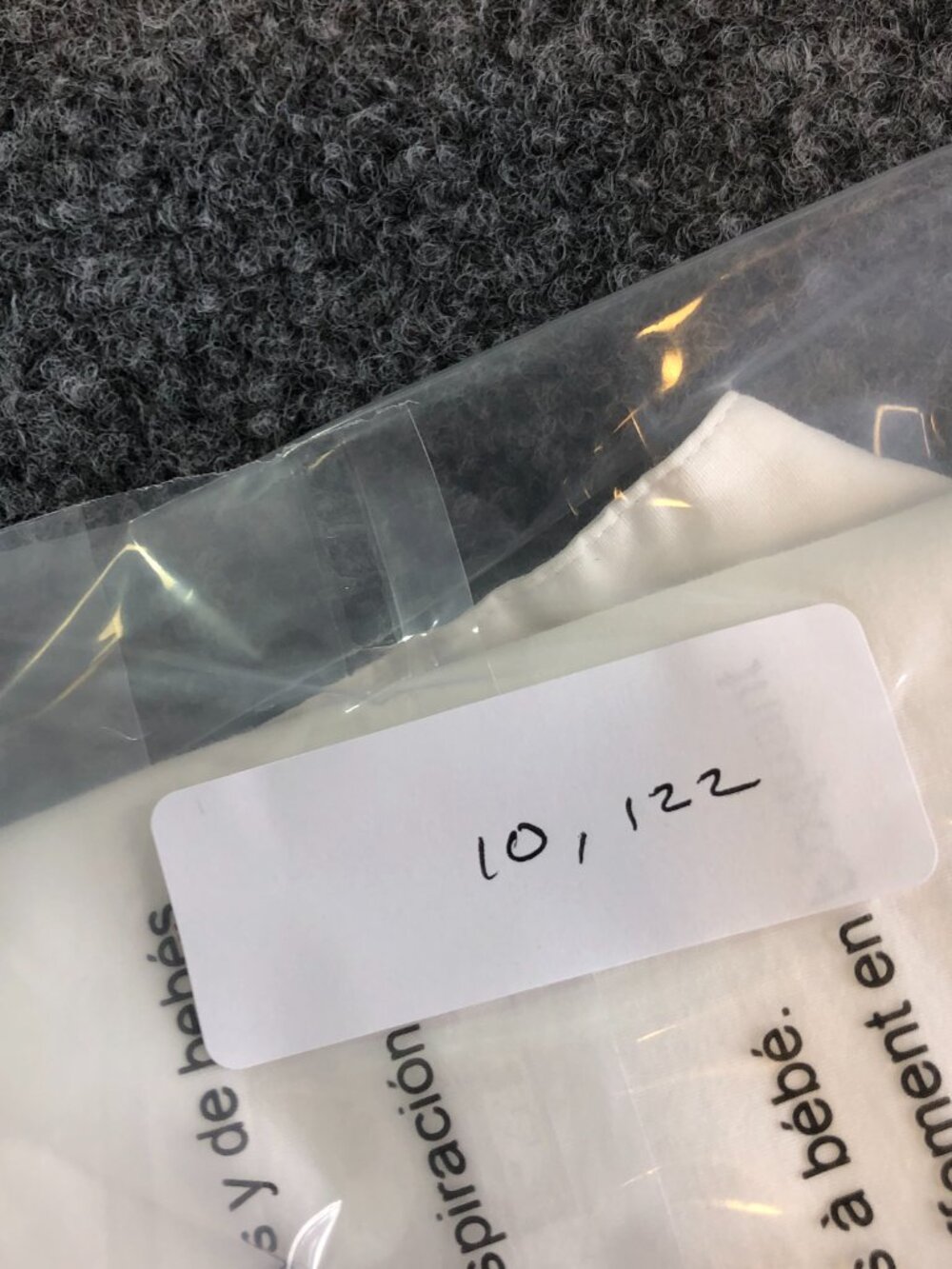 Eileen Fisher Tunic Shirt Womens Medium White Organic Cotton Band Collar Button - Picture 16 of 16